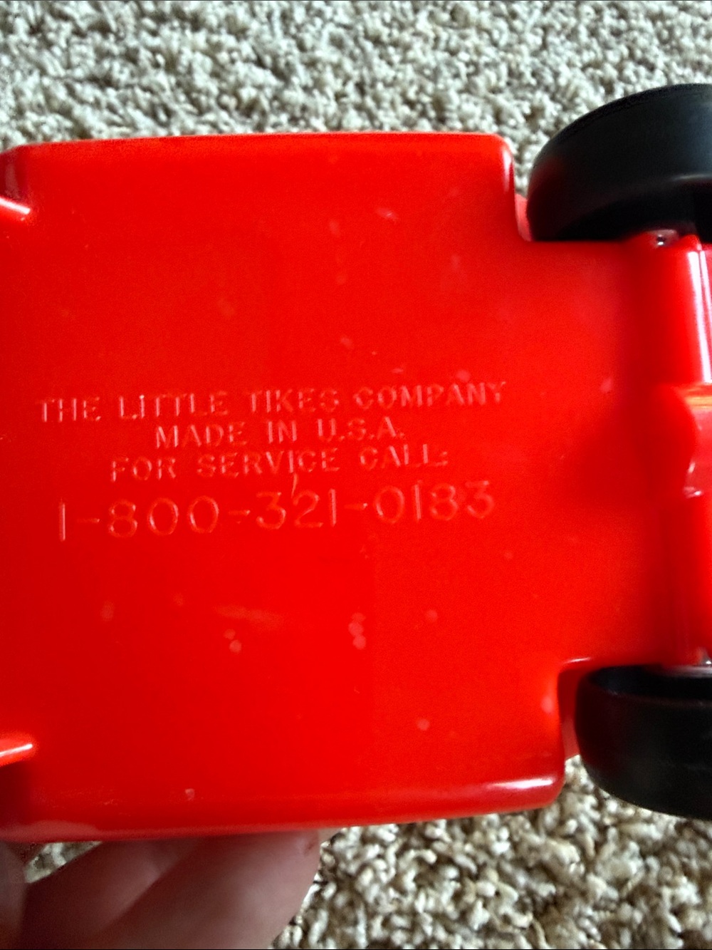 Red and Yellow Kids Toy Cozy Coupe - Classic Push Car - Picture 3 of 3